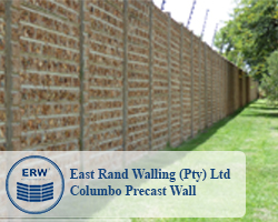 Double Sided Columbo Precast Wall East Rand Walling (Pty) Ltd.