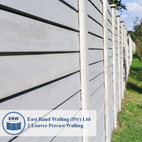 East Rand Walling (Pty) Ltd. Affordable Residential Vibracrete Concrete Wall.